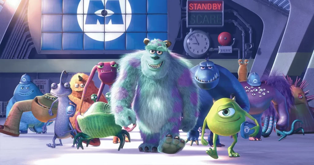 Мультфильм студии Pixar "Корпорация монстров"